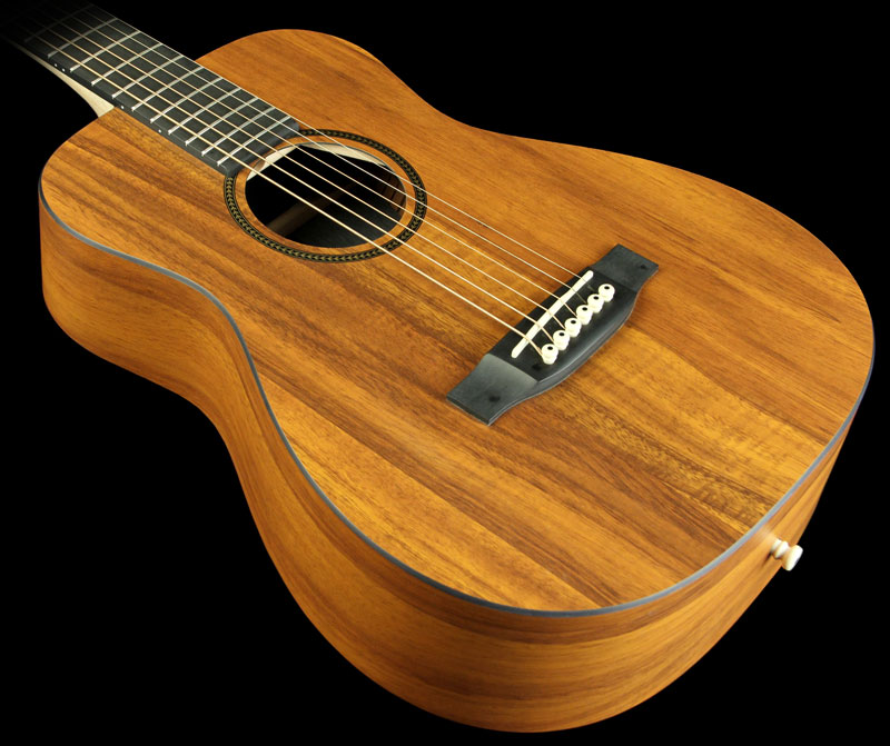 Martin Lxk2 Little Martin Dreadnought Mini Tout Koa Hpl Ric - Hpl Natural - Western reisgitaar - Variation 3