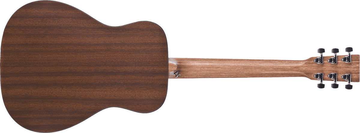 Martin Lxme Little Martin 0-14 Lh Gaucher Hpl Epicea Acajou Ric +housse - Natural Satin - Linkshandige folkgitaar - Variation 1