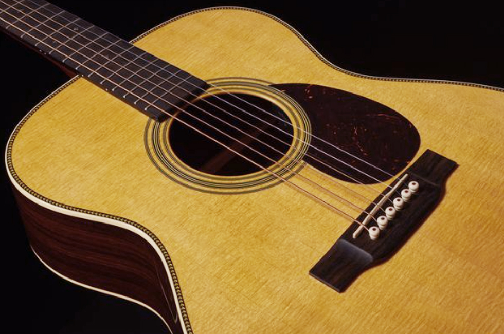 Martin Om28e Standard Golden Era Orchestra Model Epicea Palissandre Eb - Natural Gloss - Volksgitaar - Variation 2