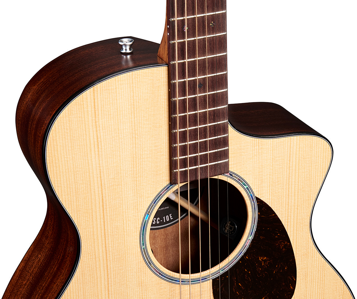 Martin Sc10e Modern Road S Om Epicea Sapele Eb - Natural - Folk gitaar - Variation 2