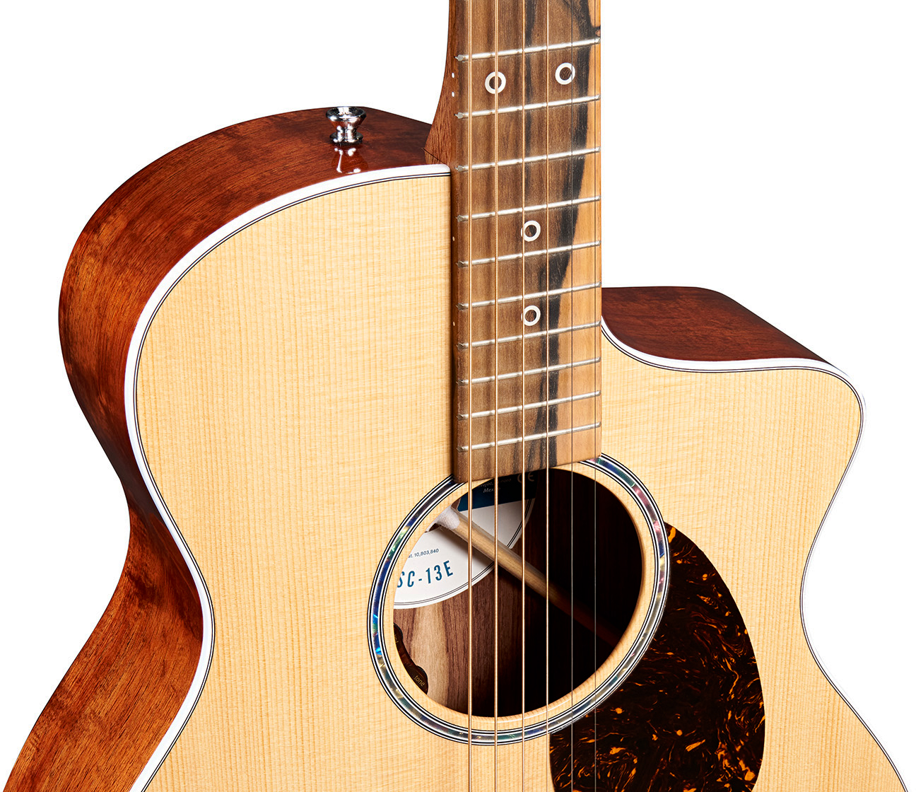 Martin Sc13e Modern Road Om Cw Epicea Koa Eb - Natural - Folk gitaar - Variation 2