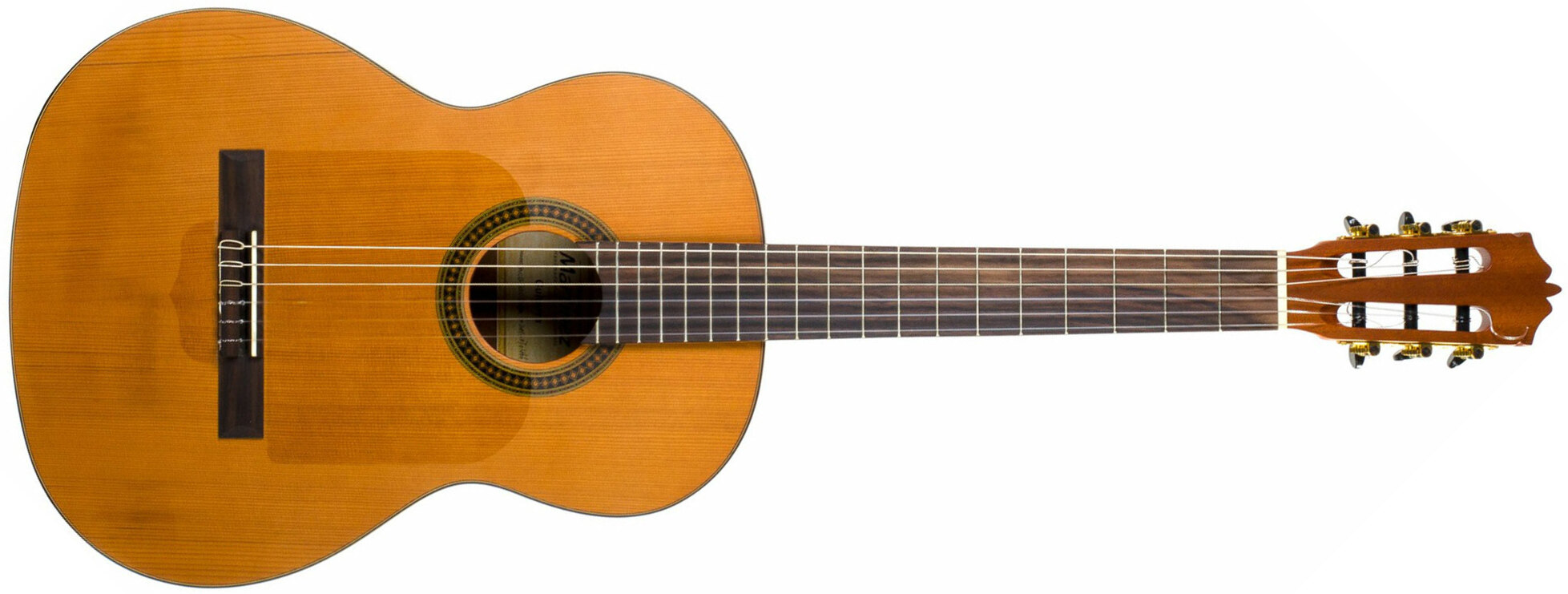 Martinez Mc-35c Cedre Sapele Rw - Natural Satin - Klassieke gitaar 4/4 - Main picture