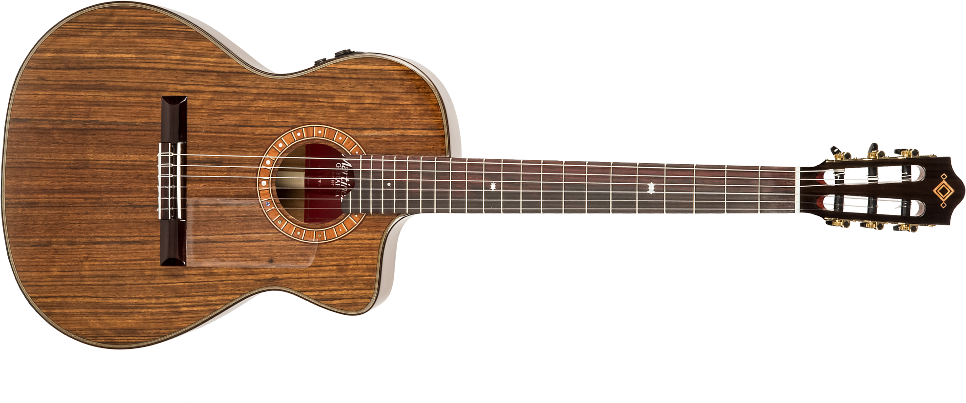 Martinez Mp14-ov Crossover Cw Epicea Ovangkol Rw +housse - Natural - Klassieke gitaar 4/4 - Main picture