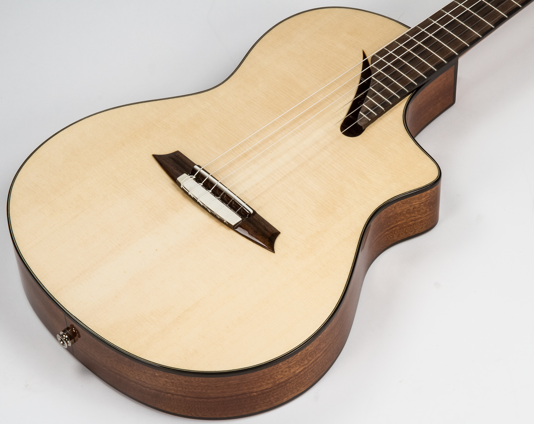 Martinez Ms14m Performer Epicea Acajou Rw +housse - Natural - Klassieke gitaar 4/4 - Variation 1