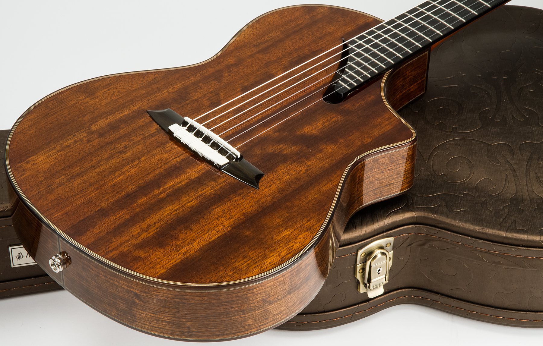 Martinez Mscc-14ov Performer Tout Ovangkol Rw +etui - Natural - Klassieke gitaar 4/4 - Variation 1