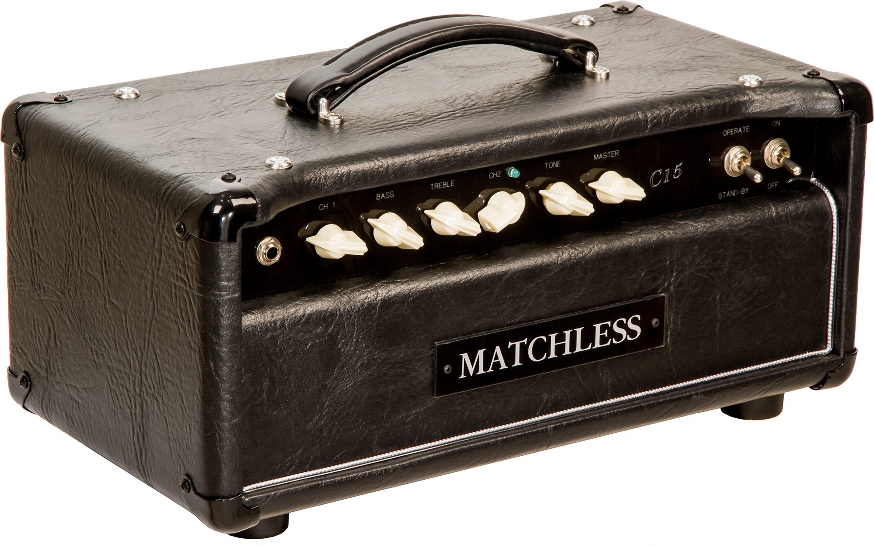 Matchless C-15 Head 15w Black/silver - Gitaarversterker top - Main picture