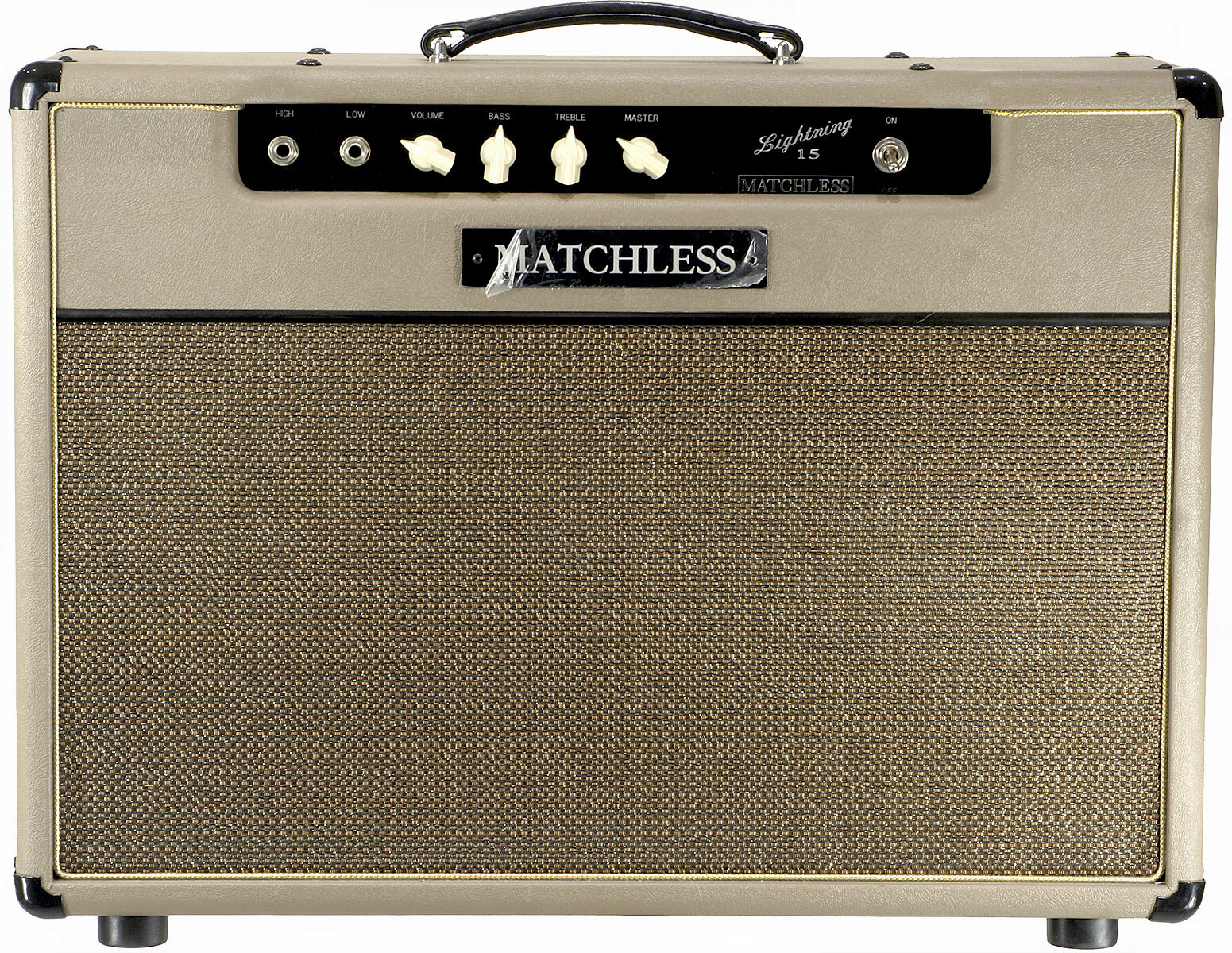 Matchless Lightning 15 112 15w 1x12 Cappucino/gold - Combo voor elektrische gitaar - Main picture