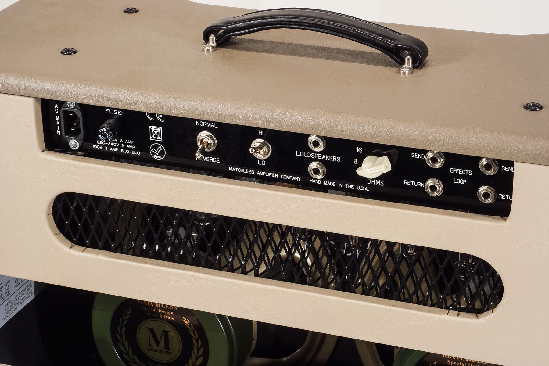 Matchless Dc-30 30w 2x12 Cappuccino/gold - Combo voor elektrische gitaar - Variation 5