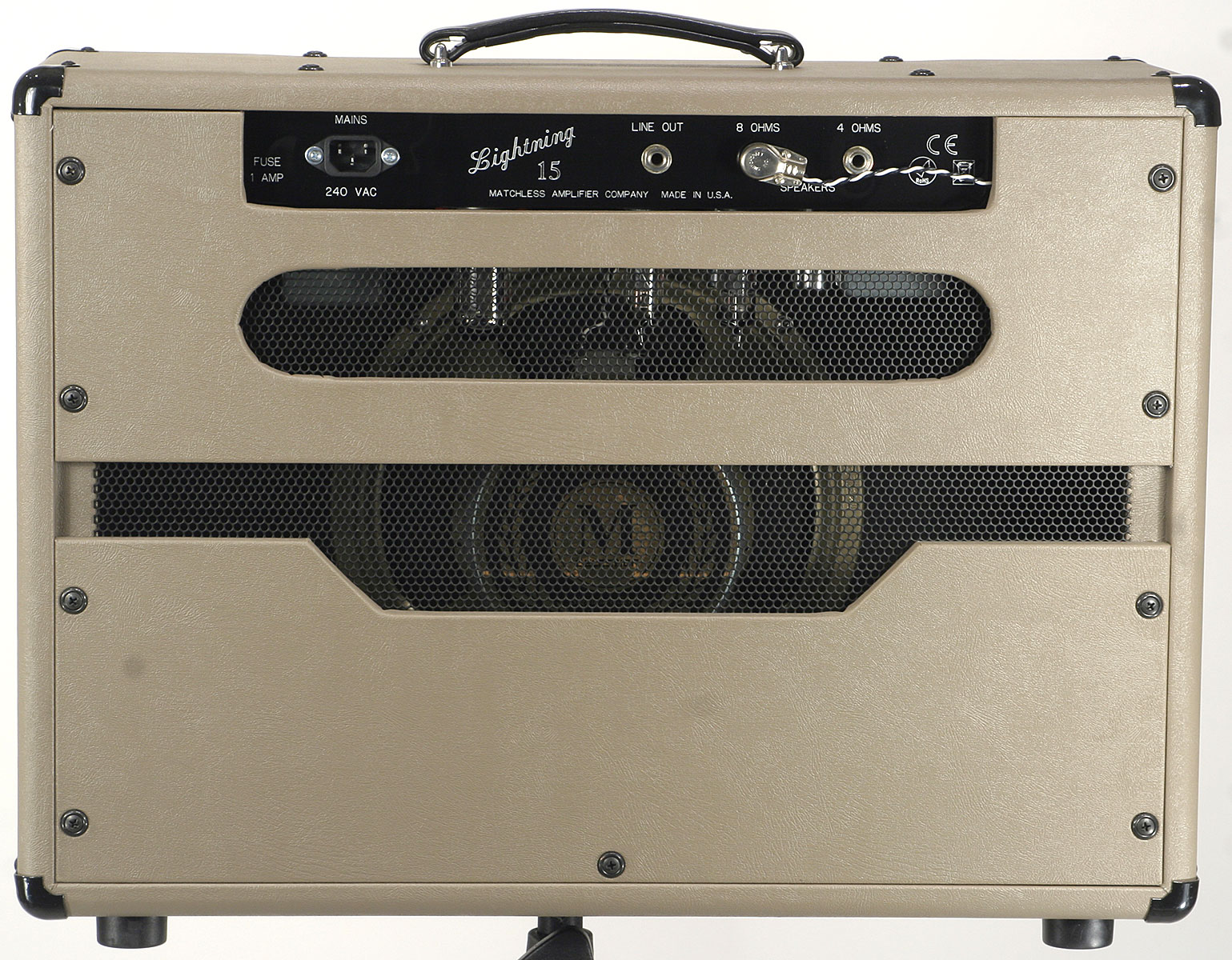 Matchless Lightning 15 112 15w 1x12 Cappucino/gold - Combo voor elektrische gitaar - Variation 2