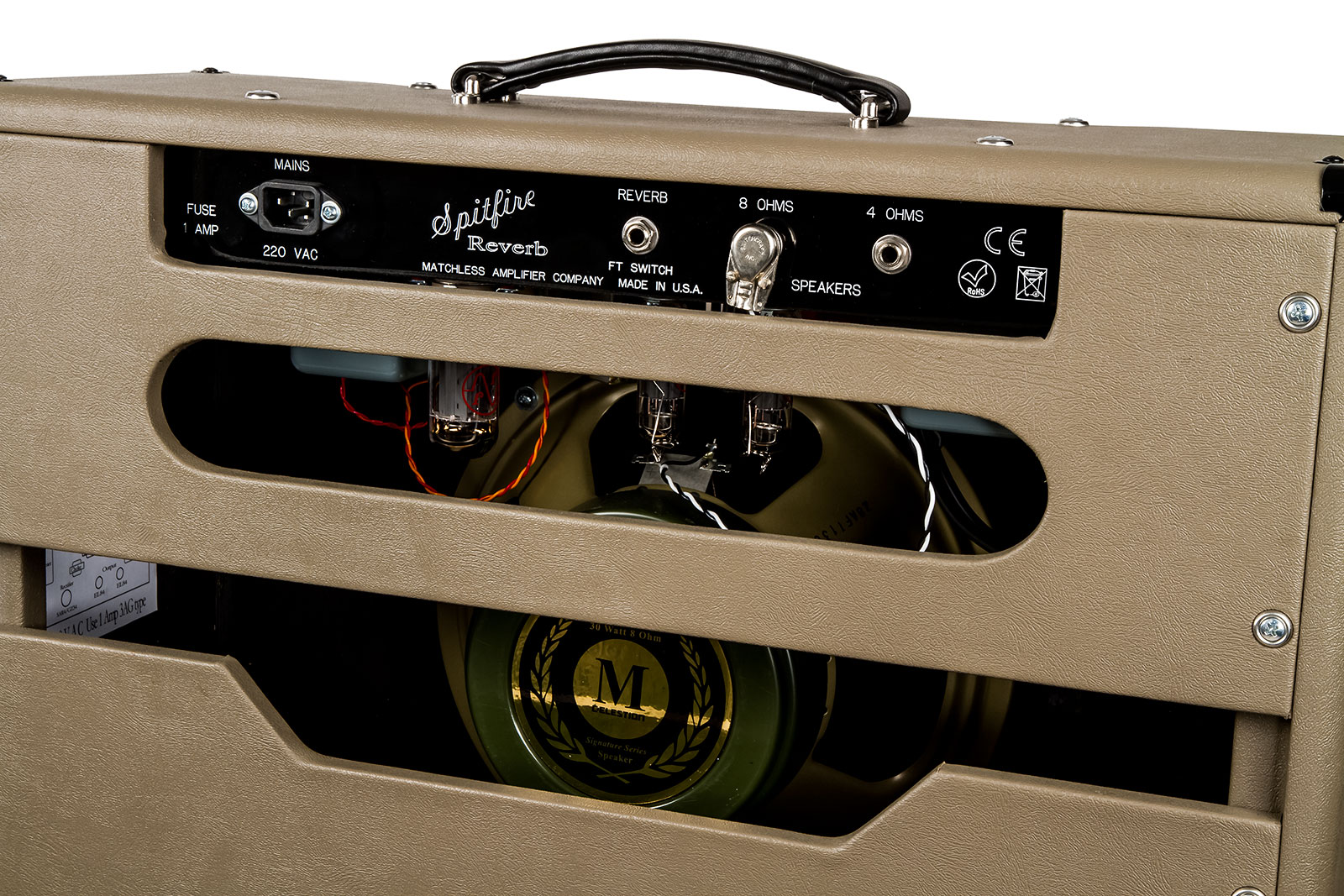 Matchless Spitfire 15 112 Reverb 15w 1x12 Capuccino/gold - Combo voor elektrische gitaar - Variation 3