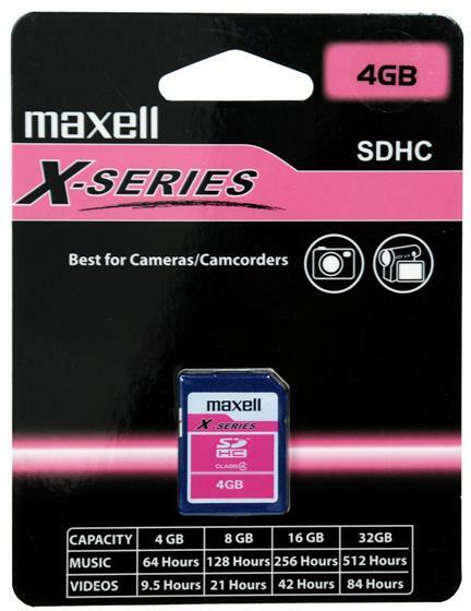 Maxell Sdhc 4gb Class 4 -  - Main picture