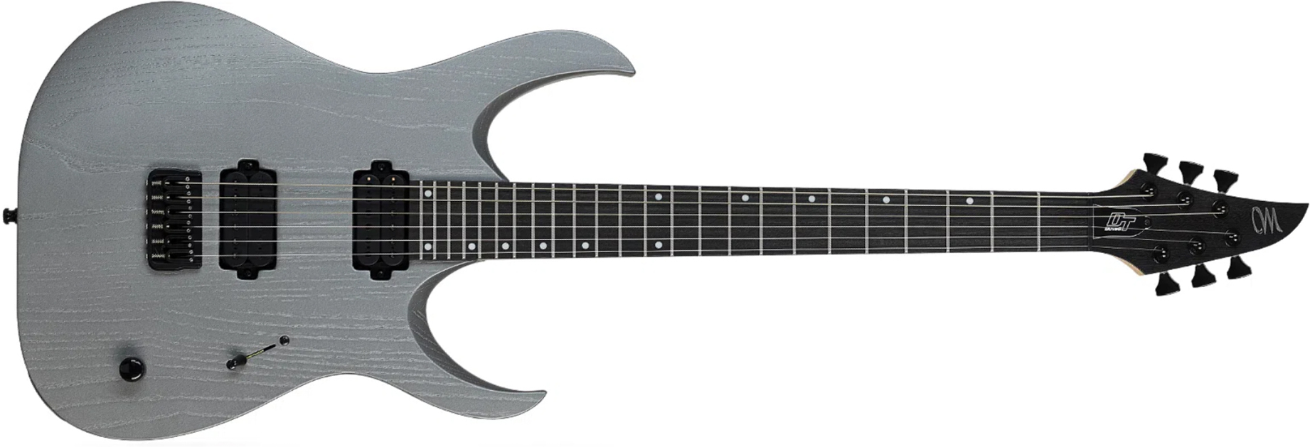 Mayones Guitars Duvell Dt6 2h Ht Bl - Gunmetal Grey Metallic Matt - Elektrische gitaar in Strat vorm - Main picture