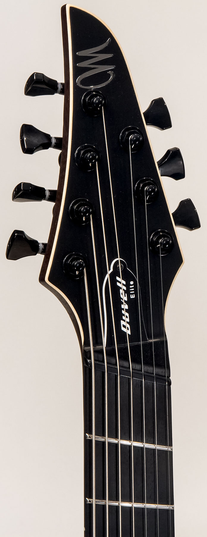 Mayones Guitars Duvell Elite V-frets 7c Multiscale 2h Bare Knuckle Ht Eb - Dirty Purple Blue Burst - Multi-scale gitaar - Variation 4