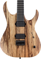 Metalen elektrische gitaar Mayones guitars Duvell BL 6 - Natural korina