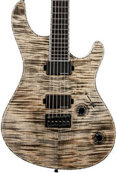 Metalen elektrische gitaar Mayones guitars Regius 6 (Ash, Bare Knuckle TKO) - Jeans black