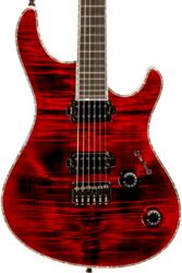 Elektrische gitaar in str-vorm Mayones guitars Regius 6 Ash #RF2203440 - Dirty red burst
