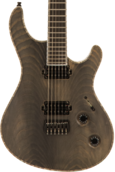 Bariton elektrische gitaar Mayones guitars Regius Gothic 6 40th Anniversary #RF226472 - Antique black satin