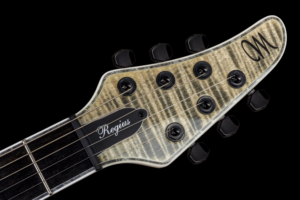 Mayones Guitars Regius 6 Ash 2h Tko Ht Eb - Jeans Black - Metalen elektrische gitaar - Variation 3