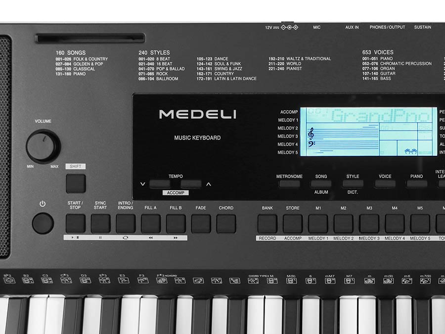 Medeli M361 - Entertainerkeyboard - Variation 6