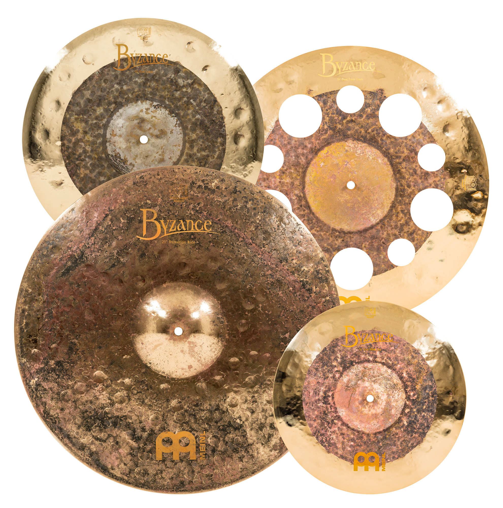 Meinl Byzance Ed Dual Pack 14 16 18 21 - Bekkens set - Variation 1