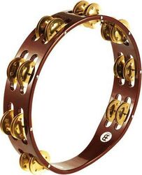 Tamboerijn Meinl Tambourin Bois - 2 rangées de cymbalettes en Laiton - TA2BAB