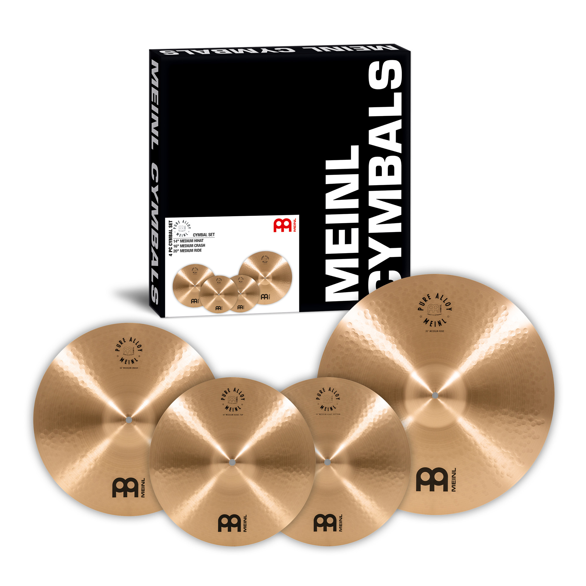 Meinl Pure Alloy Set - Bekkens set - Variation 1