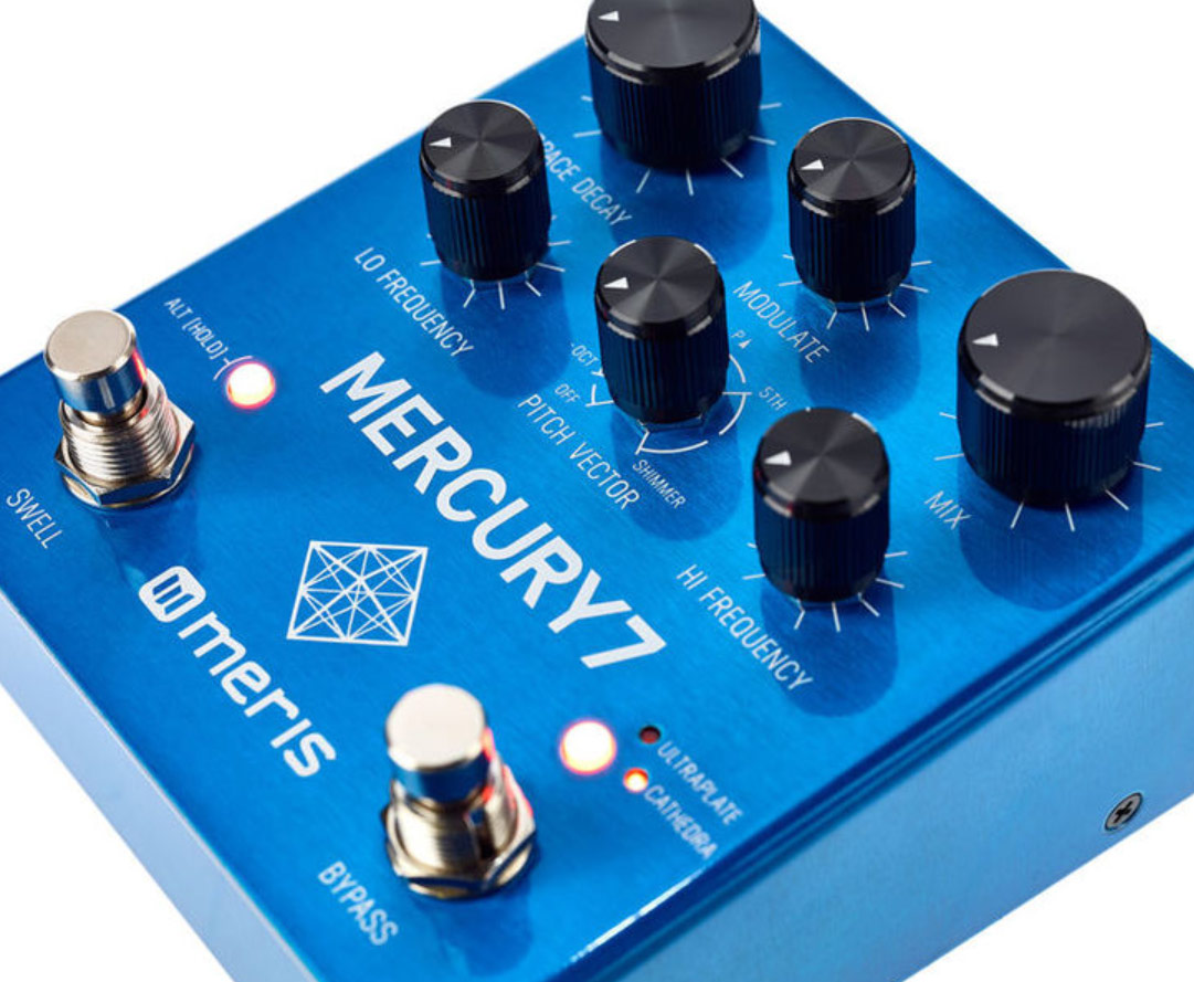 Meris Mercury 7 Reverb Pedal - Reverb/delay/echo effect pedaal - Variation 1