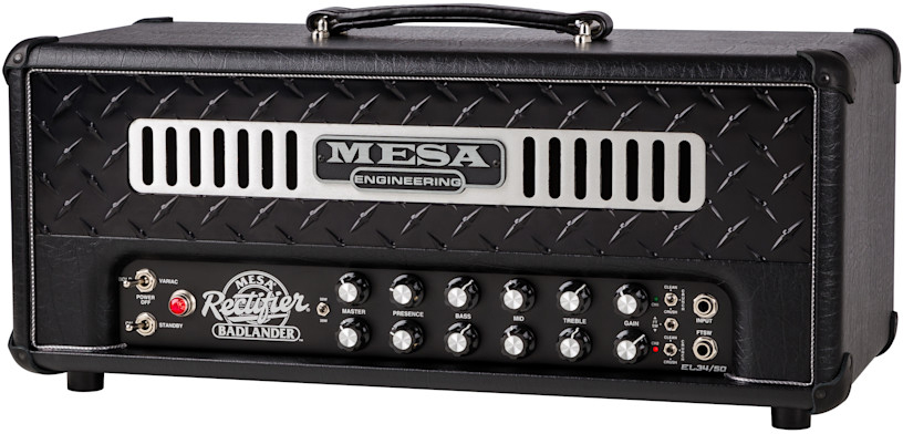 Mesa Boogie Badlander 50 Head 20/50w El34 Black Taurus - Gitaarversterker top - Variation 1