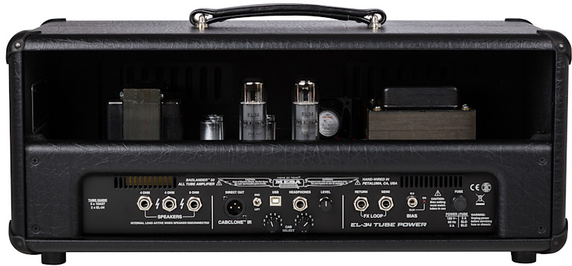 Mesa Boogie Badlander 50 Head 20/50w El34 Black Taurus - Gitaarversterker top - Variation 2