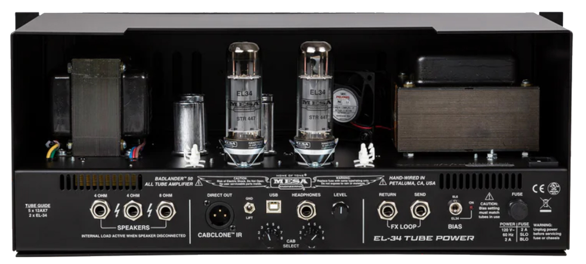 Mesa Boogie Badlander 50 Rackmount Head 50w El34 - Gitaarversterker top - Variation 2