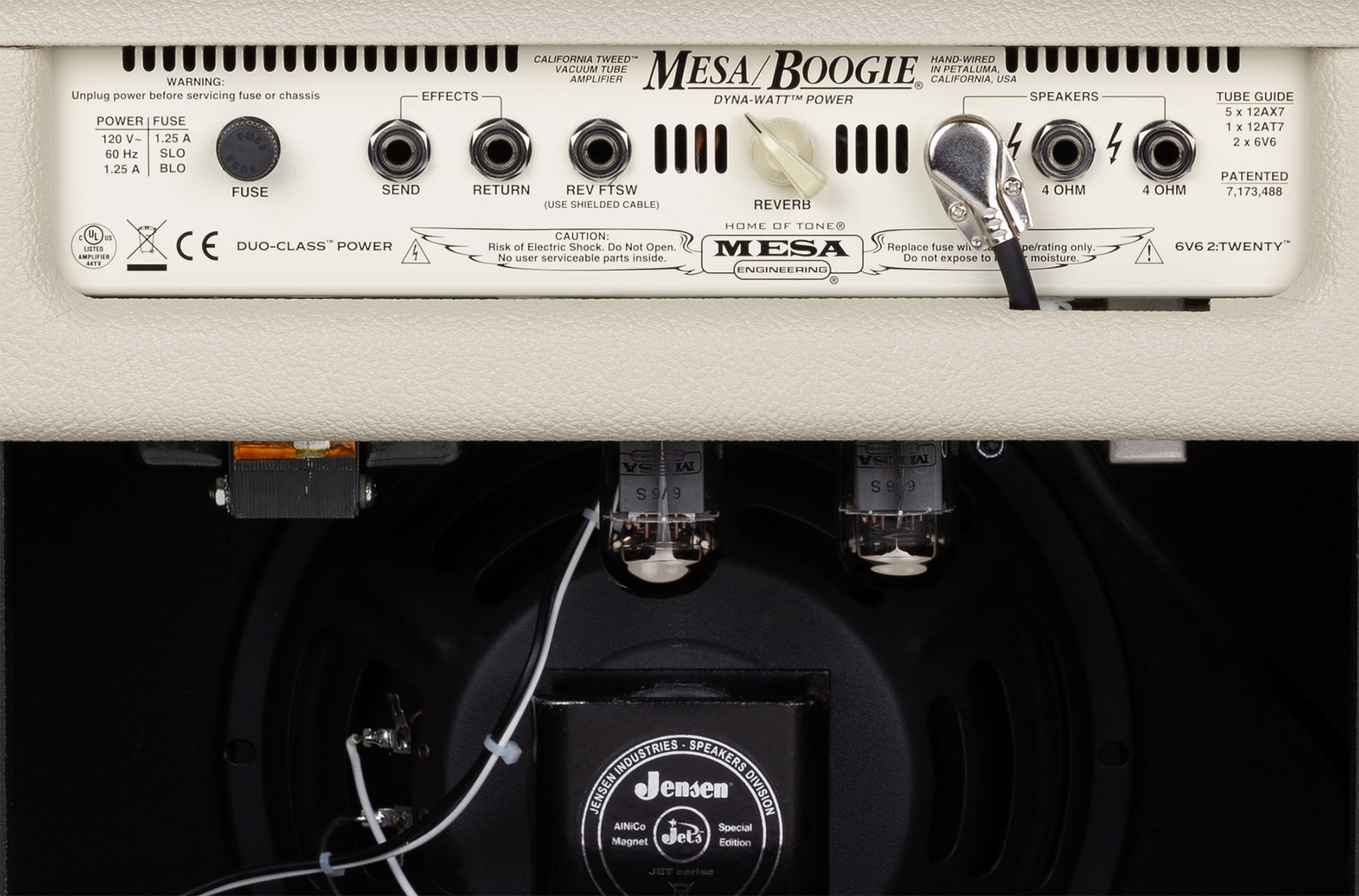 Mesa Boogie California Tweed 6v6 2:20 1x12 Combo 1/10/20w - Combo voor elektrische gitaar - Variation 2