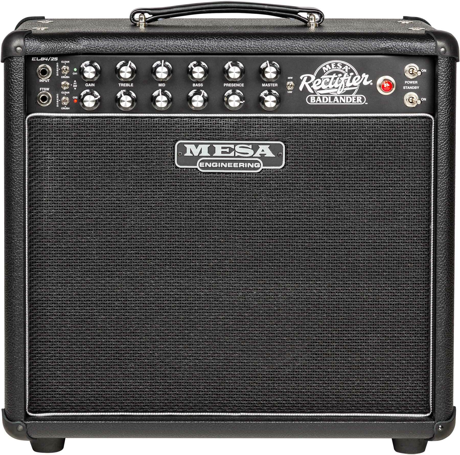 Mesa Boogie Badlander 25 1x12 Combo 10/25w 112 El84 Black Bronco - Combo voor elektrische gitaar - Main picture