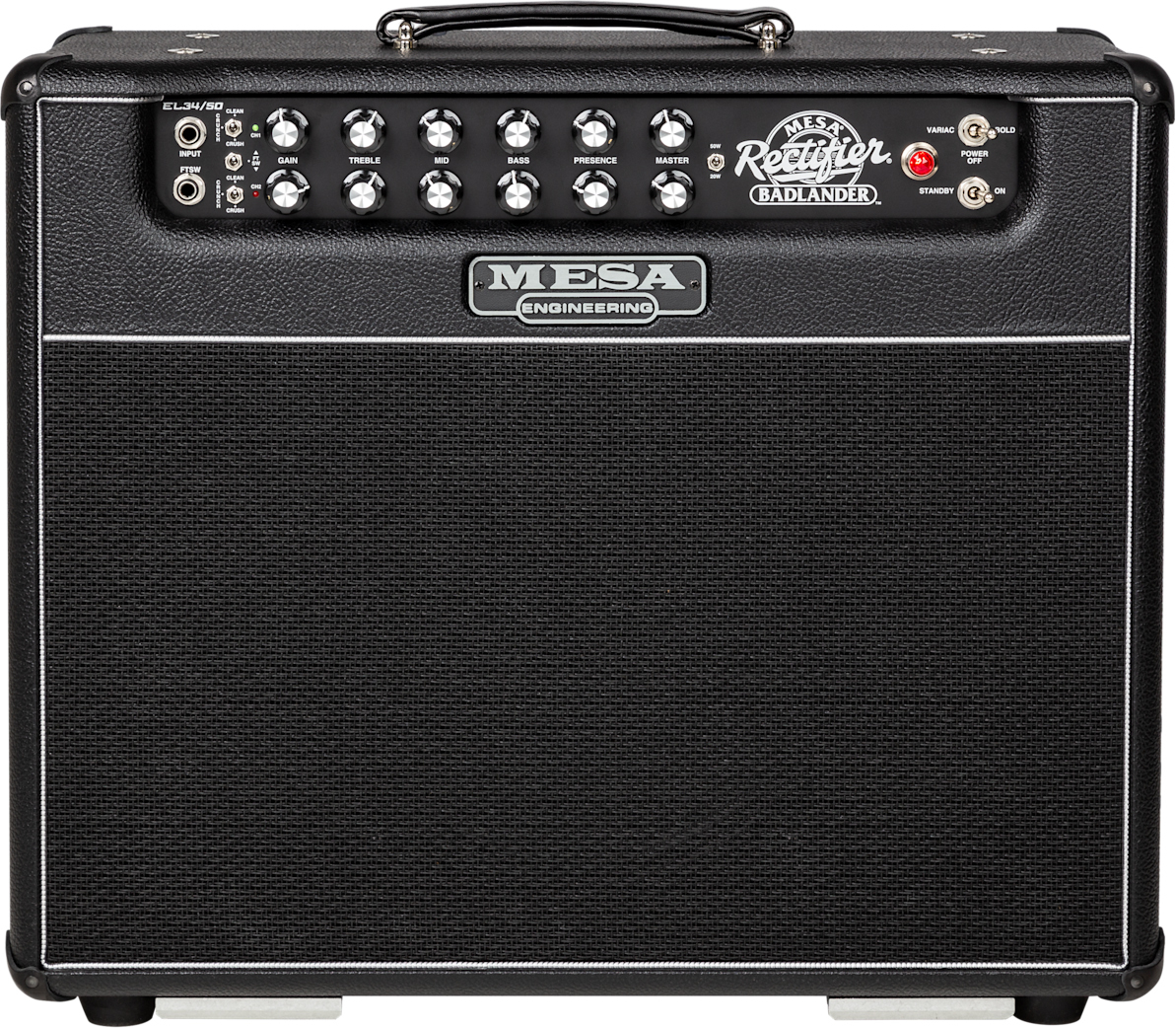 Mesa Boogie Badlander 50 Combo 20/50w El34 Black Bronco - Combo voor elektrische gitaar - Main picture