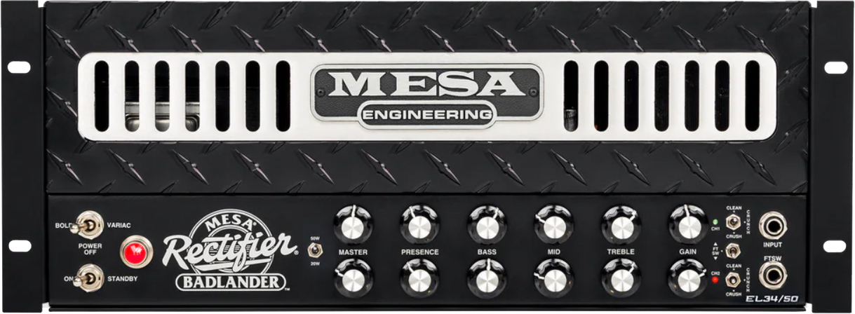 Mesa Boogie Badlander 50 Rackmount Head 50w El34 - Gitaarversterker top - Main picture
