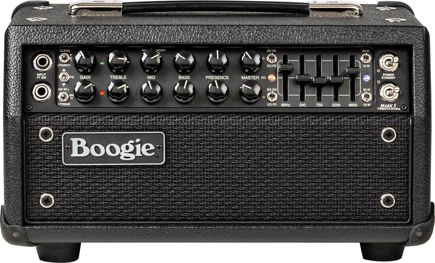 Mesa Boogie Mark Five 25 Head 10/25w El84 Black Bronco - Gitaarversterker top - Main picture