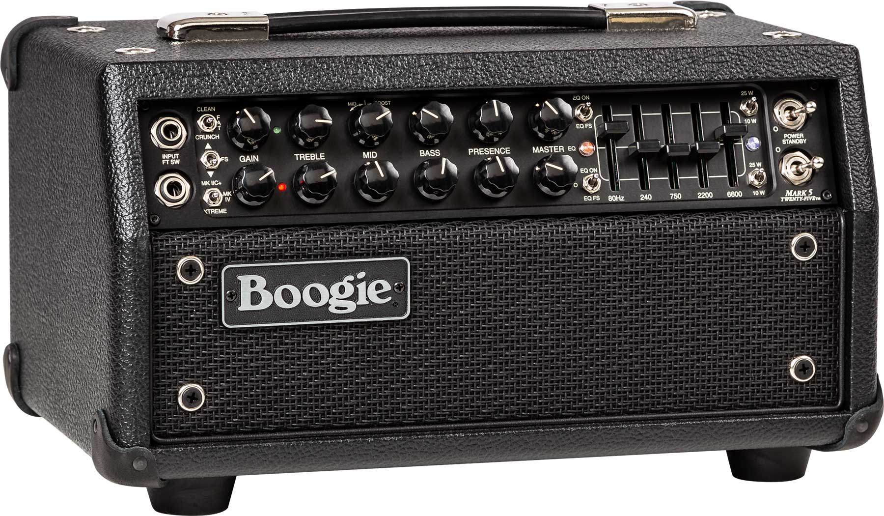 Mesa Boogie Mark Five 25 Head 10/25w El84 Black Bronco - Gitaarversterker top - Variation 1