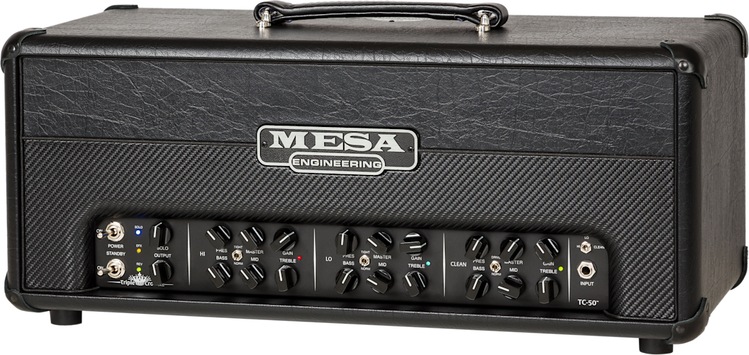 Mesa Boogie Triple Crown Tc50 Head 50w El34 Black Taurus - Gitaarversterker top - Variation 1