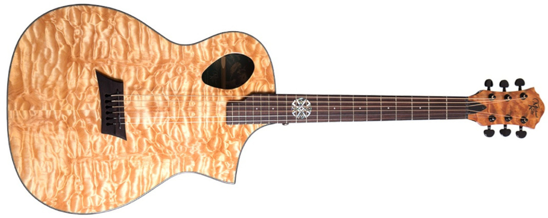 Michael Kelly Forte Port X Concert Cw Epicea Sapele Ova - Natural - Folk gitaar - Main picture