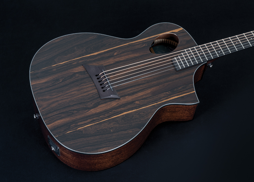 Michael Kelly Forte Port Exotic Concert Cw Ziricote Okoume Ova - Natural - Elektro-akoestische gitaar - Variation 1