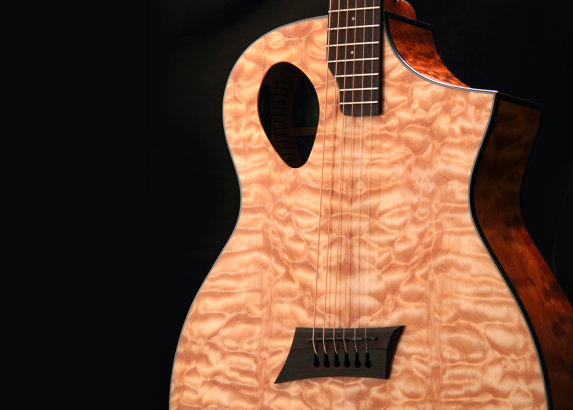 Michael Kelly Forte Port X Concert Cw Epicea Sapele Ova - Natural - Folk gitaar - Variation 1
