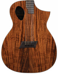 Elektro-akoestische gitaar Michael kelly Forte Port Koa - Natural