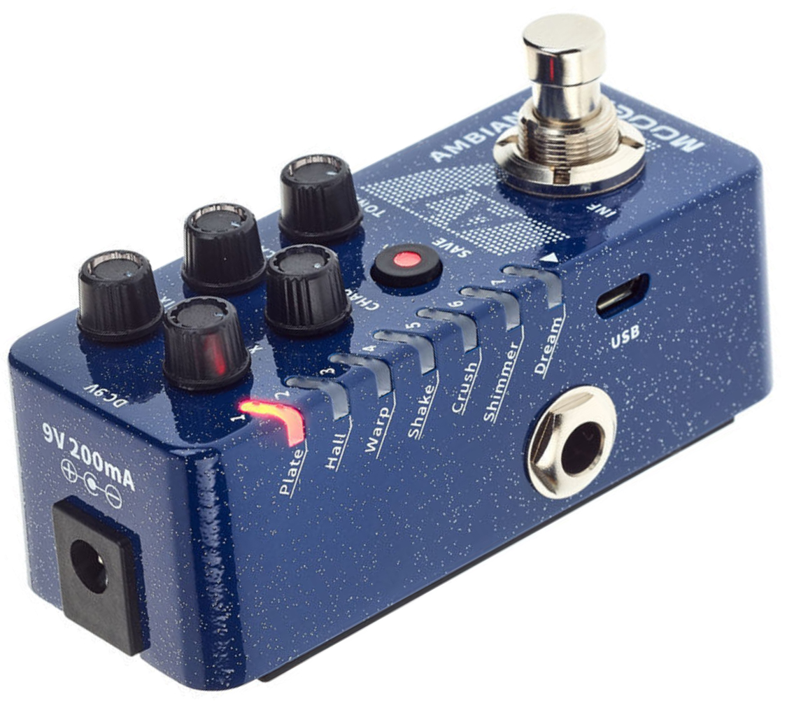 Mooer A7 Ambience Reverb - Modulation/chorus/flanger/phaser en tremolo effect pedaal - Variation 2