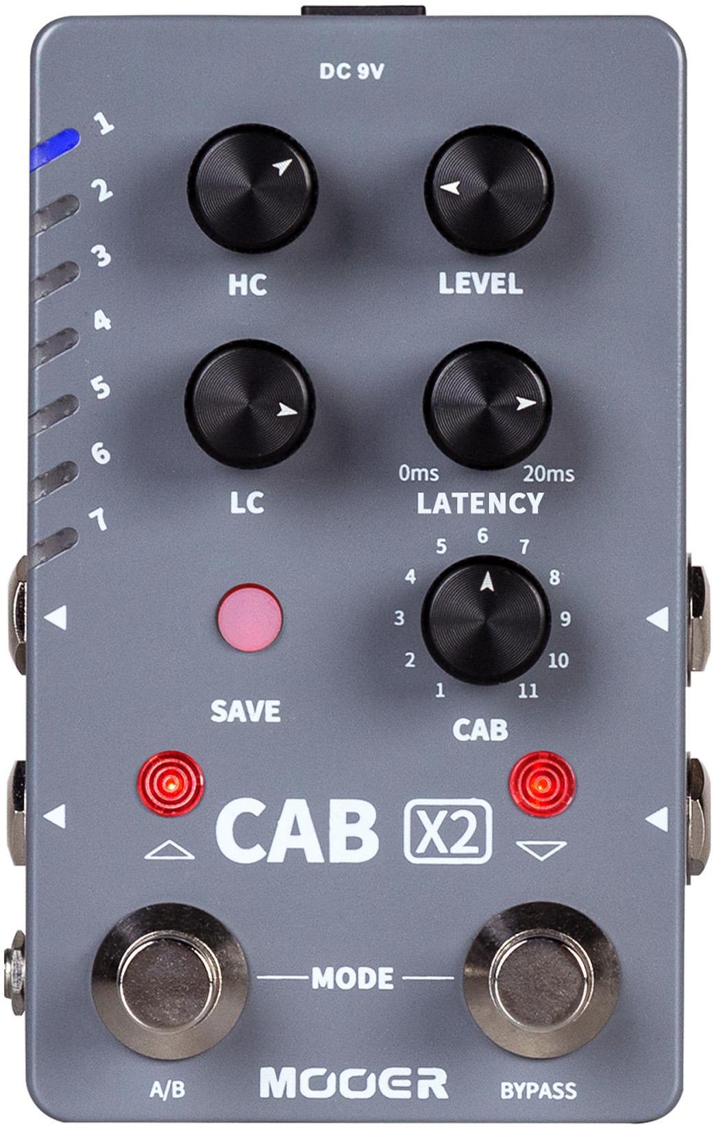 Cabinet simulator Mooer Cab X2