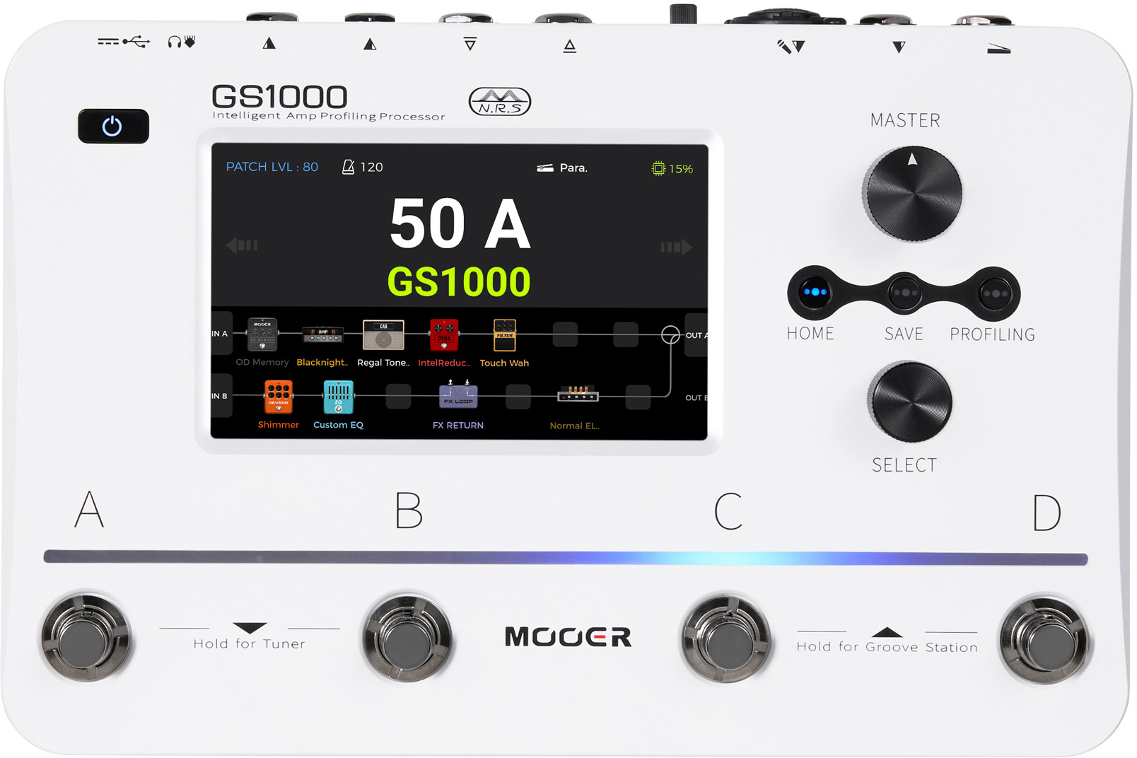 Mooer Gs1000 - Multieffecten Pedaal voor Electrische Gitaar - Main picture