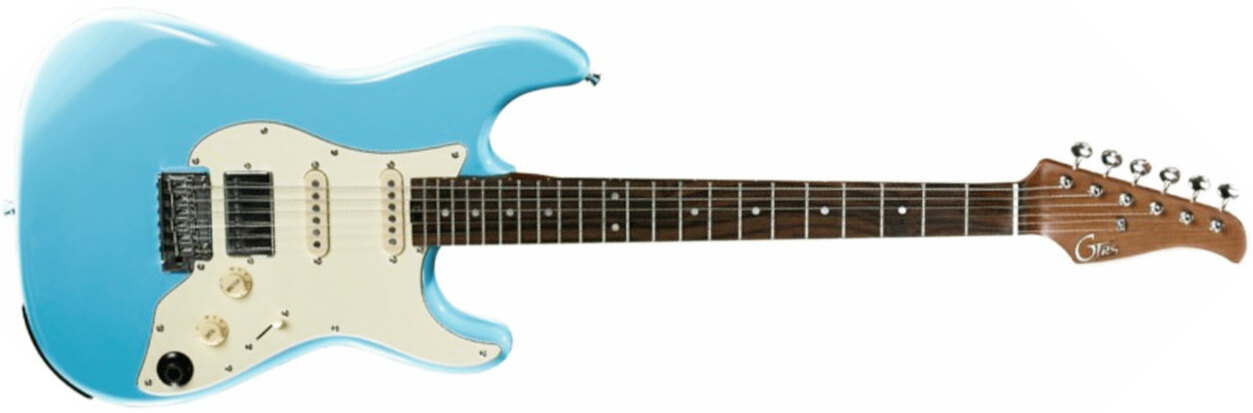 Mooer Gtrs S800 Hss Trem Rw - Sonic Blue - MIDI / Digital elektrische gitaar - Main picture
