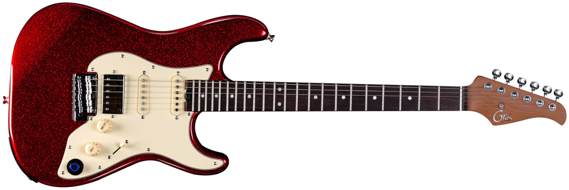 Mooer Gtrs S800 Hss Trem Rw - Metal Red - MIDI / Digital elektrische gitaar - Main picture