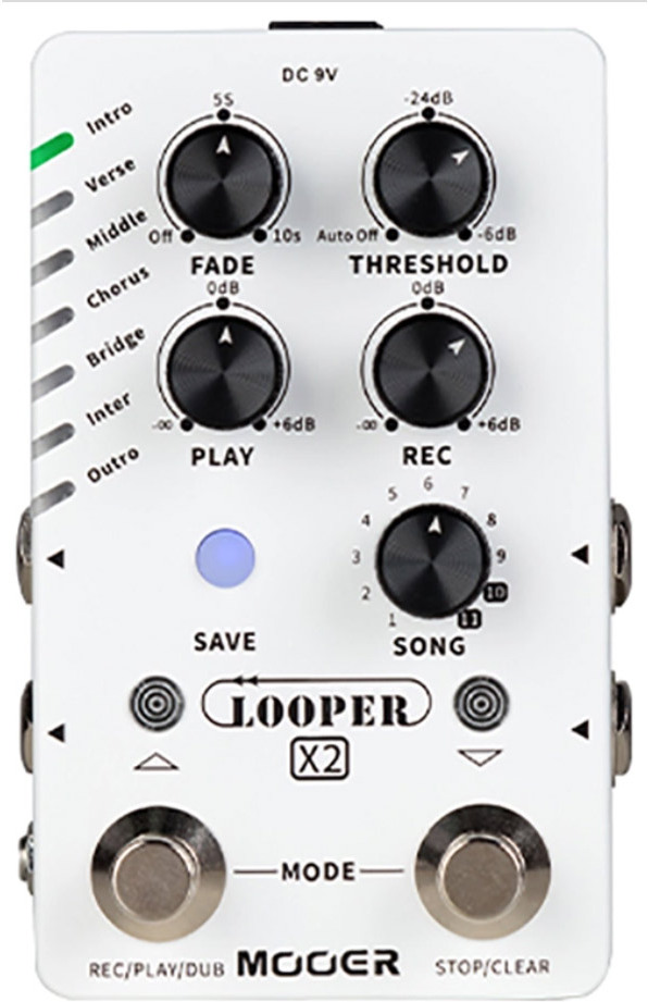 Mooer Looper X2 Stereo Pedal - Looper effect pedaal - Main picture