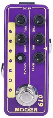 Elektrische voorversterker Mooer MOOER MICRO PREAMP 019 UK GOLD FX