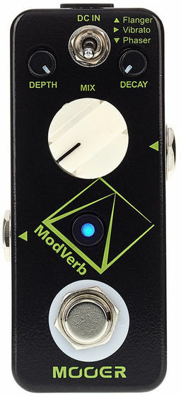 Mooer Modverb - Modulation/chorus/flanger/phaser en tremolo effect pedaal - Main picture