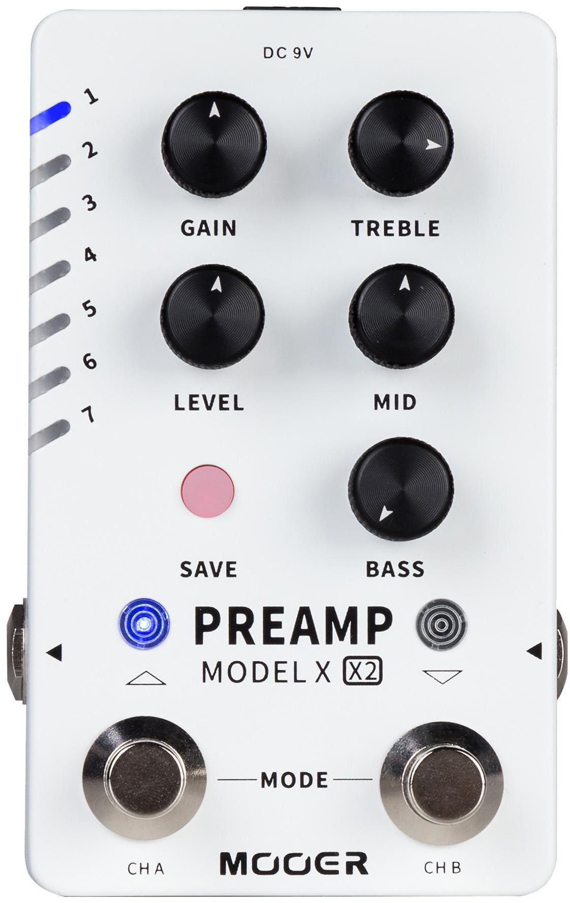 Elektrische voorversterker Mooer Preamp Model X2